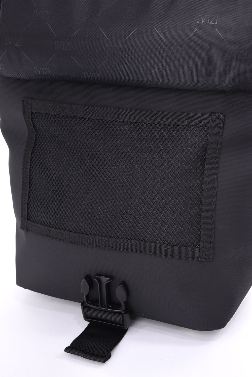【26AW】 FLAP CART BAG / フロントフラップ ブランドロゴ カートバッグ (ブラック)