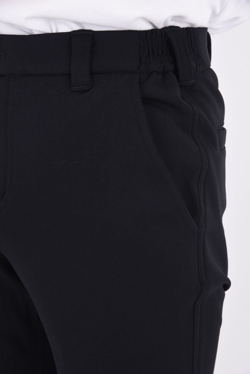 【25AW】 HEAT PERFORMER SLACKS / HEAT PERFORMA®ツイル 裏起毛 スラックス (ブラック)