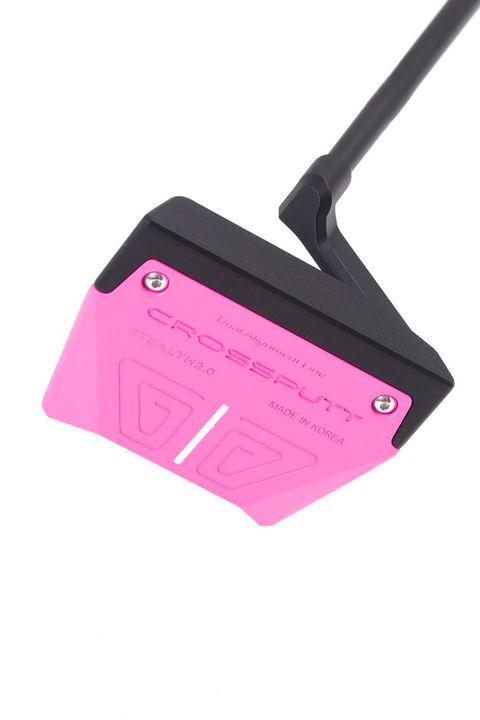【返品・交換不可】 STEALTH 2.0 / ステルス デュアルアライメントライン マレット型パター (ピンク)