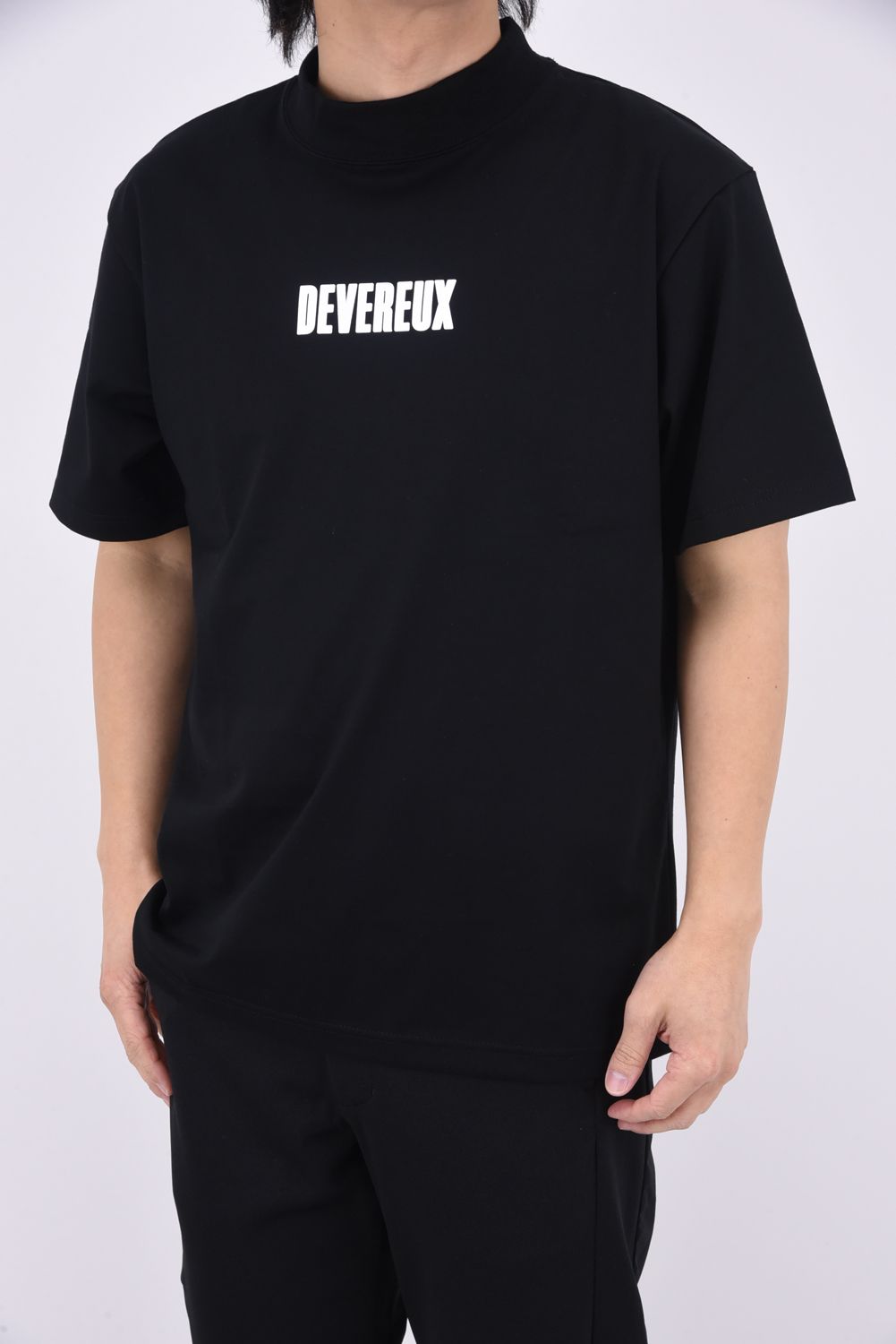 DEVEREUX GOLF - 【25SS】 LOGO ASSORTED MOCK TEE / ロゴ