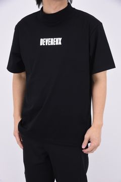 【25SS】 LOGO ASSORTED MOCK TEE / ロゴプリント モックネック (ブラック)