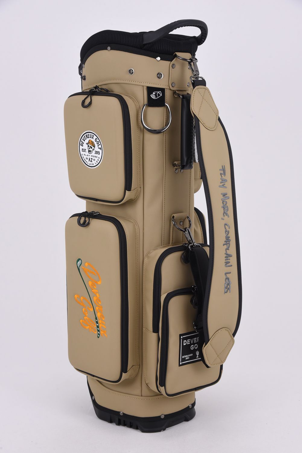 【26SS】【銀行振込・代金引換不可】【返品・交換不可】 DVG DEEP SIDE POCKET CADDIE BAG / ディープサイドポケット スタンドタイプ キャディバッグ (マッシュルーム)