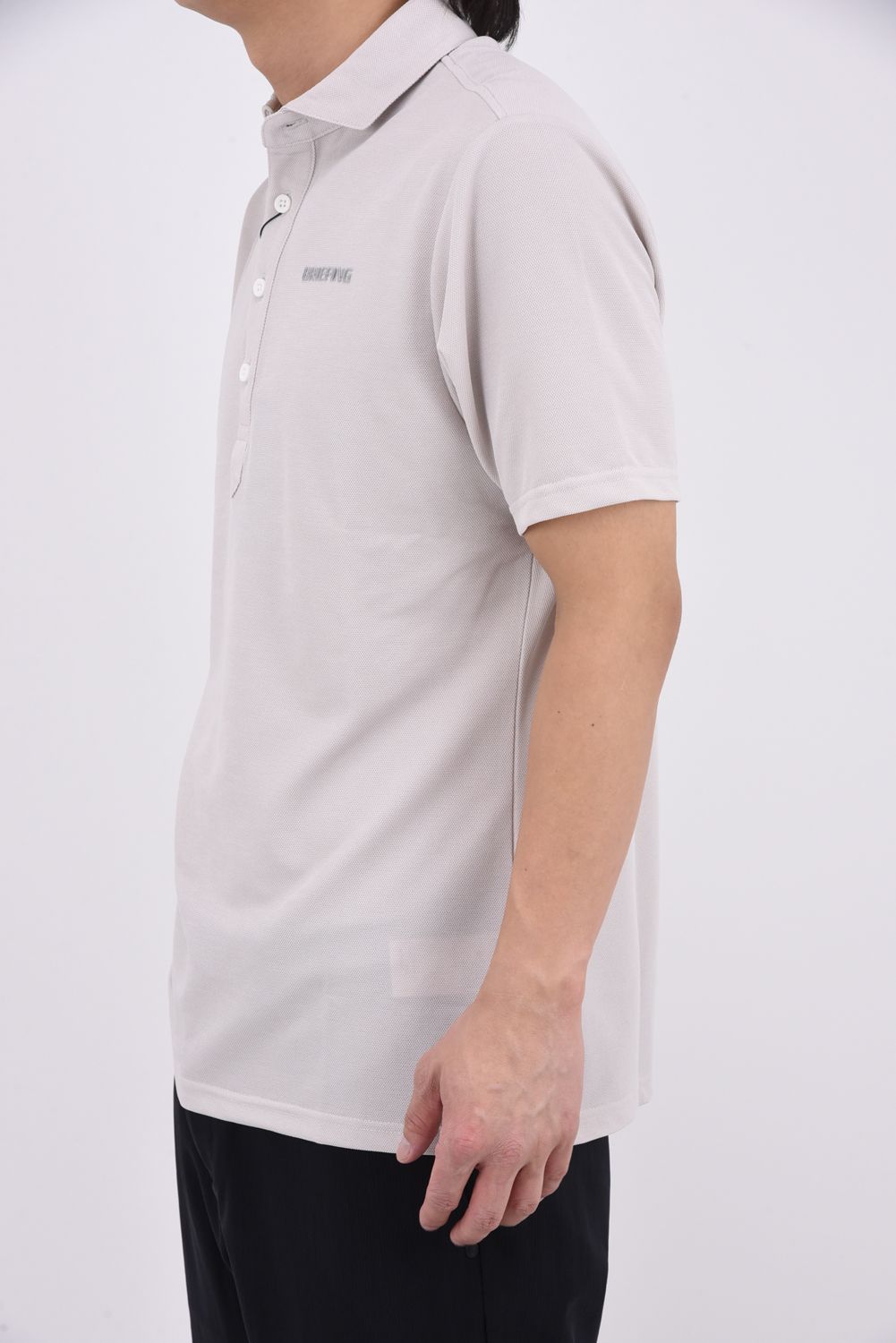 【26SS】 MEN'S LINEN-T WC SHIRT / リネンタッチ ワイドカラーポロシャツ (ベージュ)