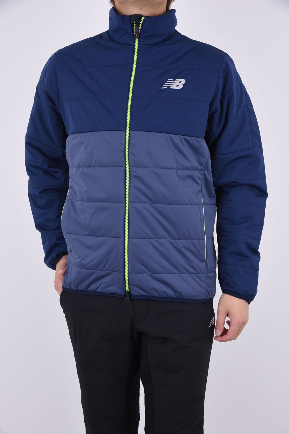 new balance golf - PADDED FULL ZIP BLOUSON / NBロゴ ストレッチ