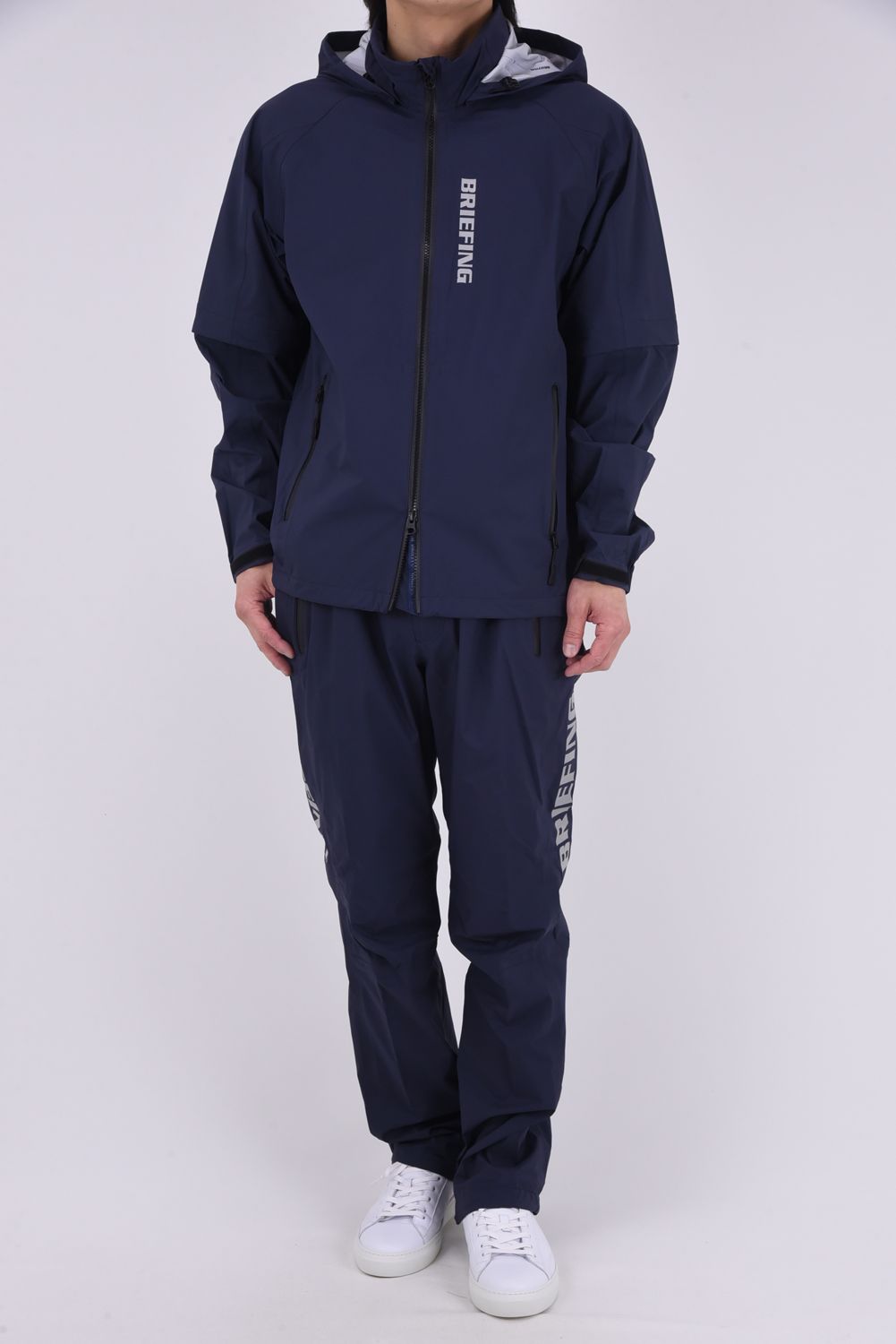 【26SS】 MEN'S WATERPROOF PANTS / マイクロリップナイロン レインパンツ (ネイビー)