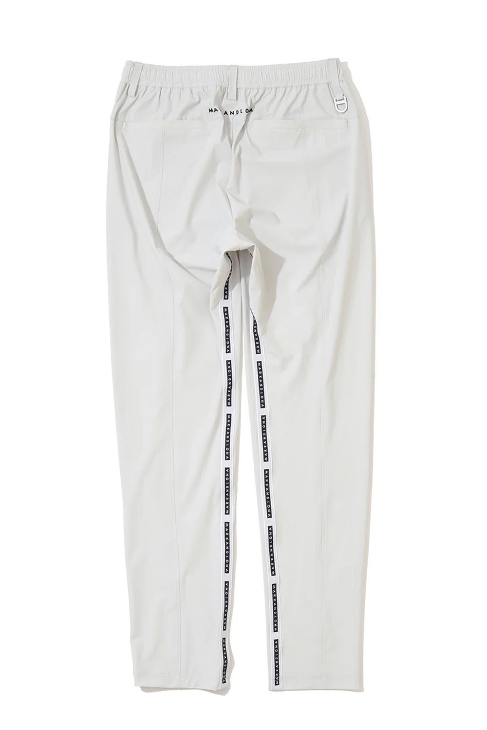 【26SS】【CODE COLLECTION】 THPT / ストレッチナイロンタフタ ジャカードテープ テーパードパンツ (ライトグレー)