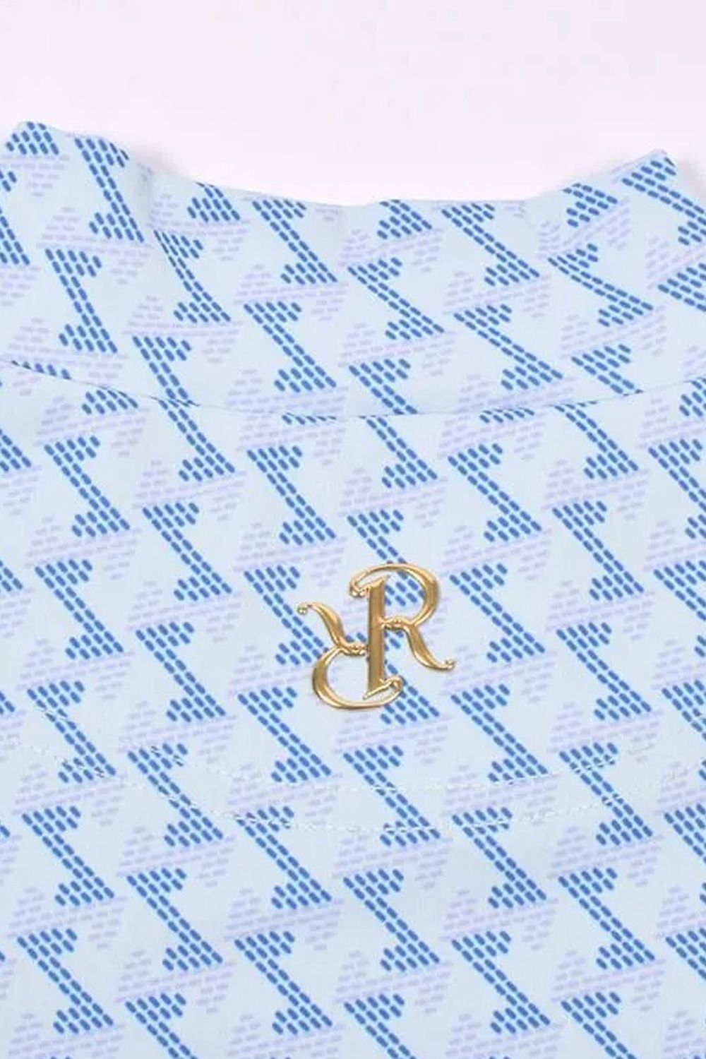 【26SS】【レディース】 WOMENS GM PRINT MOCK NECK / GMプリント モックネック (ブルー)*