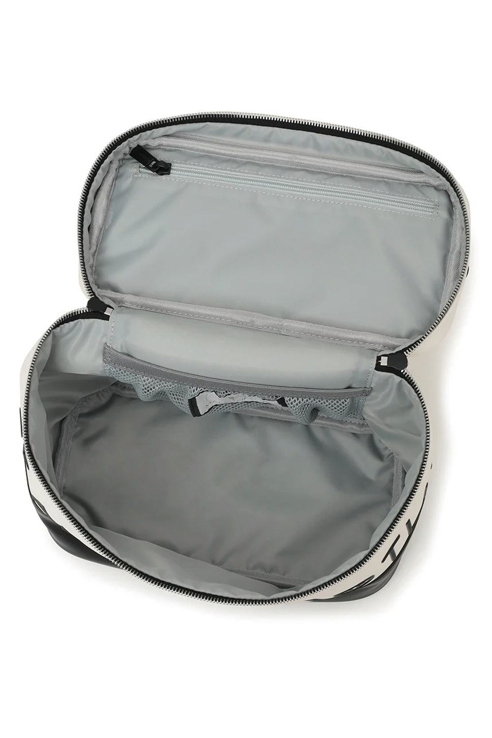 【26SS】【T-LINE】 VELOCITY VANITY BAG / モノトーン シンセティックレザー バニティバッグ (ホワイト)