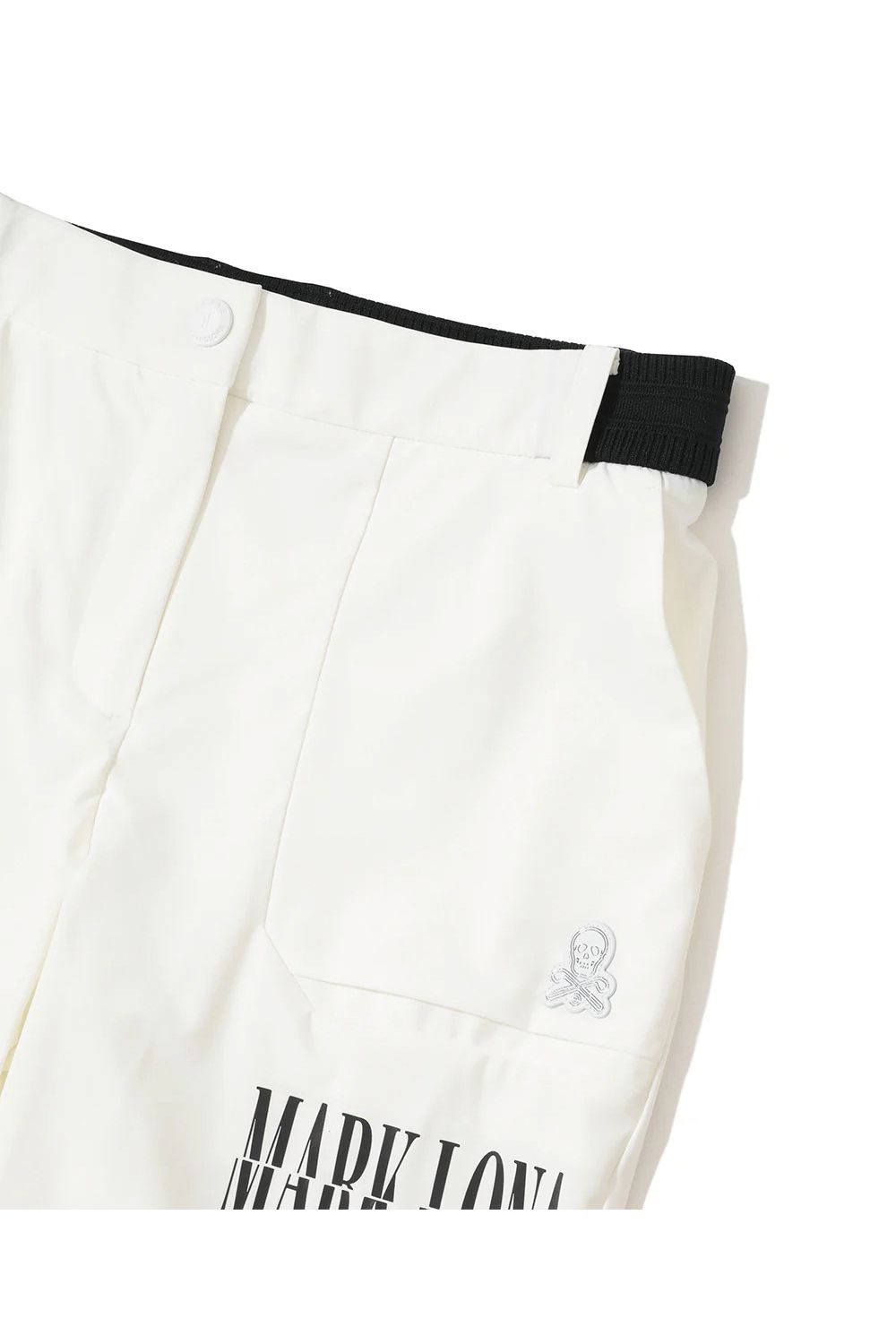 【26SS】【レディース】【T-LINE】 VELOCITY TAPERED PERFORMANCE JOGGER / モノトーン ポリエステルトリコット ジョガーパンツ (ホワイト)