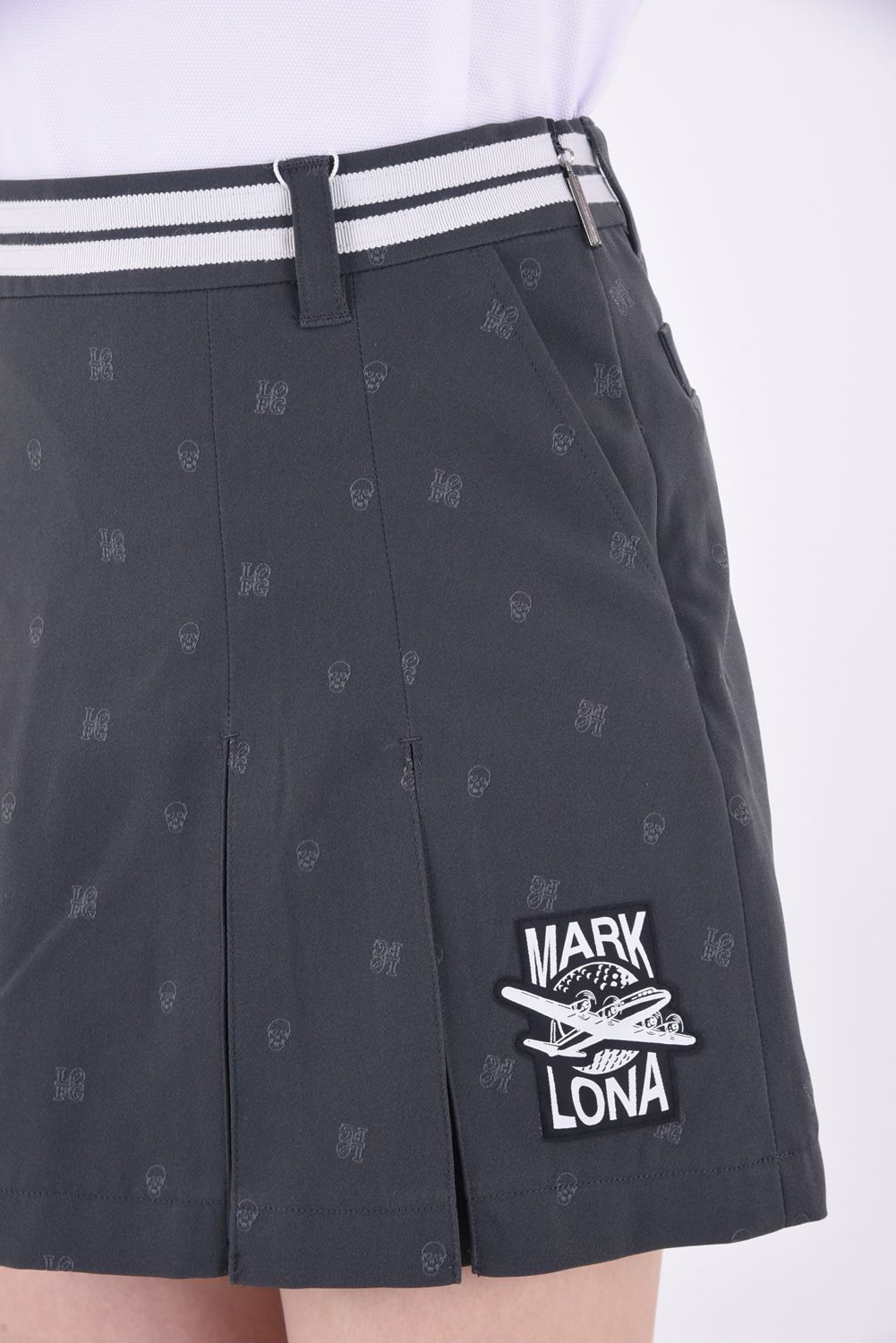 【レディース】 Enigma Pleats Skirt / エニグマ プリーツスカート(インナーパンツ付き) (チャコール)