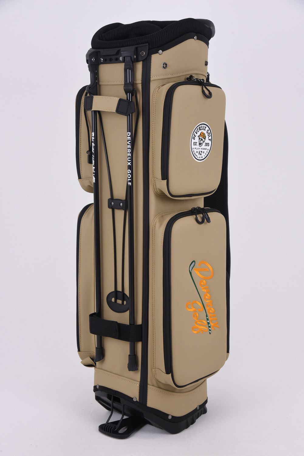 【26SS】【銀行振込・代金引換不可】【返品・交換不可】 DVG DEEP SIDE POCKET CADDIE BAG / ディープサイドポケット スタンドタイプ キャディバッグ (マッシュルーム)