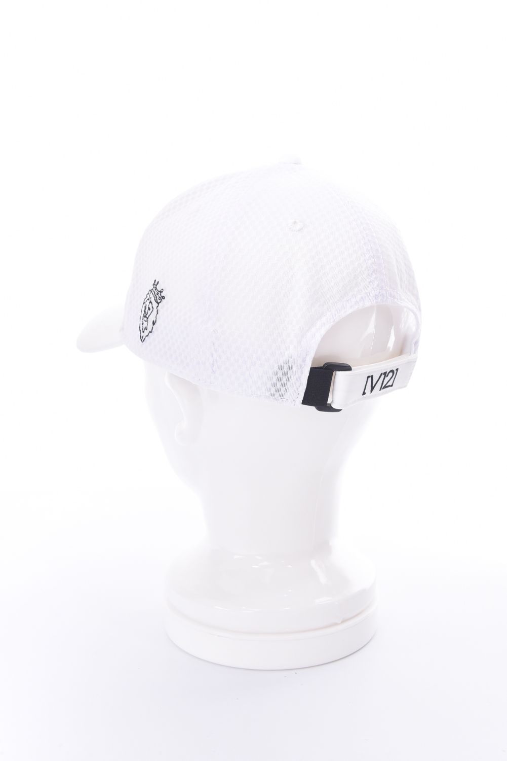 【26SS】 INVERT CAP / ブランドロゴ刺繍 メッシュキャップ (ホワイト)