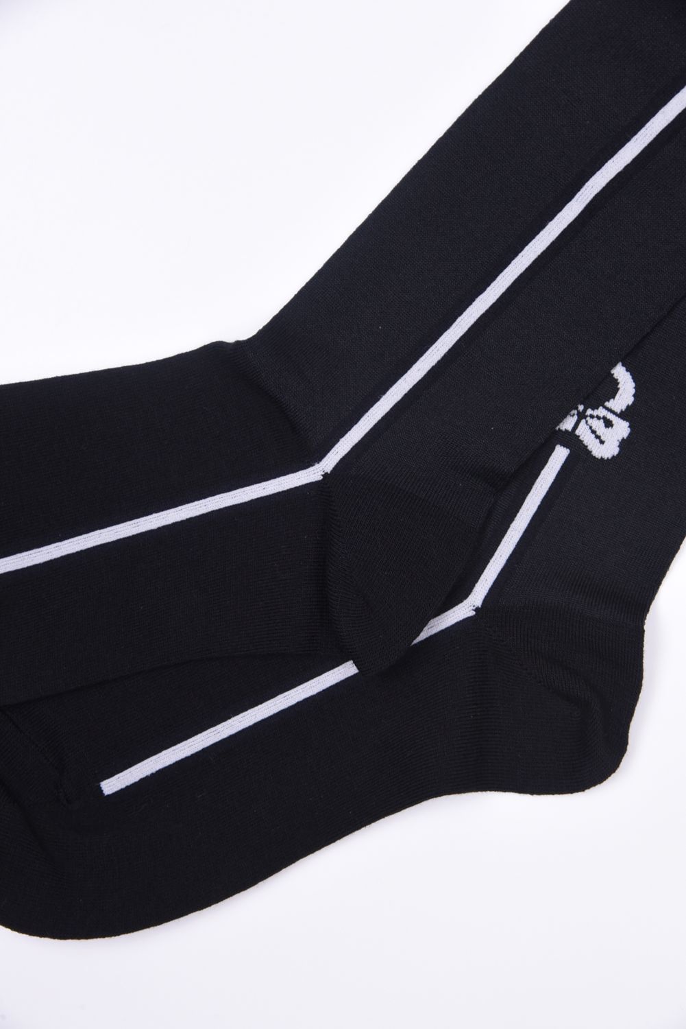 【26SS】【レディース】 ML SHEER OVER KNEE SOCKS / サイドライン シースルー ニーソックス (ブラック)