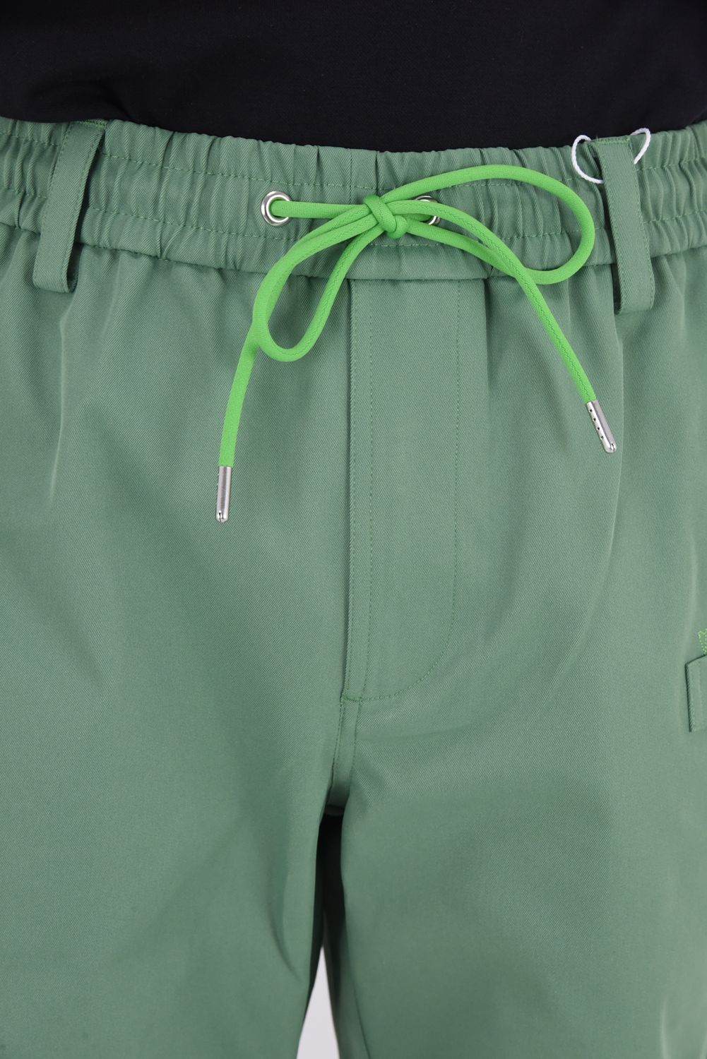 【26SS】 QUADRA PERFORMANCE TWILL GOLF SHORTS / ポリエステルツイル アイアンスカルロゴ刺繍 ショートパンツ (グリーン)