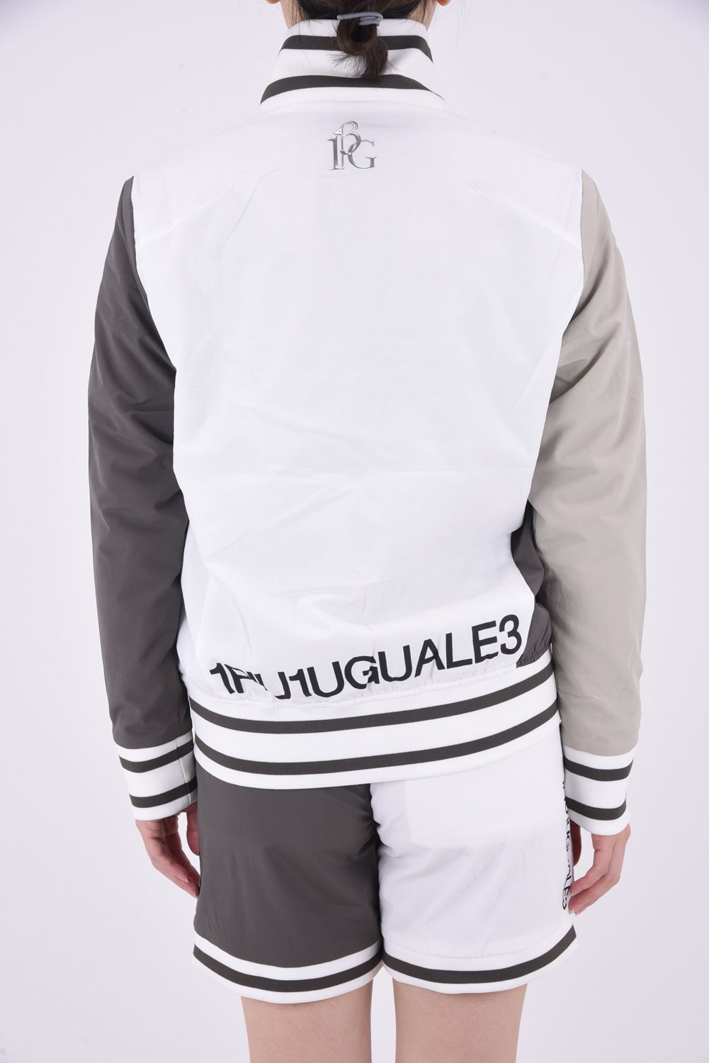 【レディース】 CRAZY TRACK JACKET / ロゴ クレイジーパターン トラックジャケット  (ホワイト)