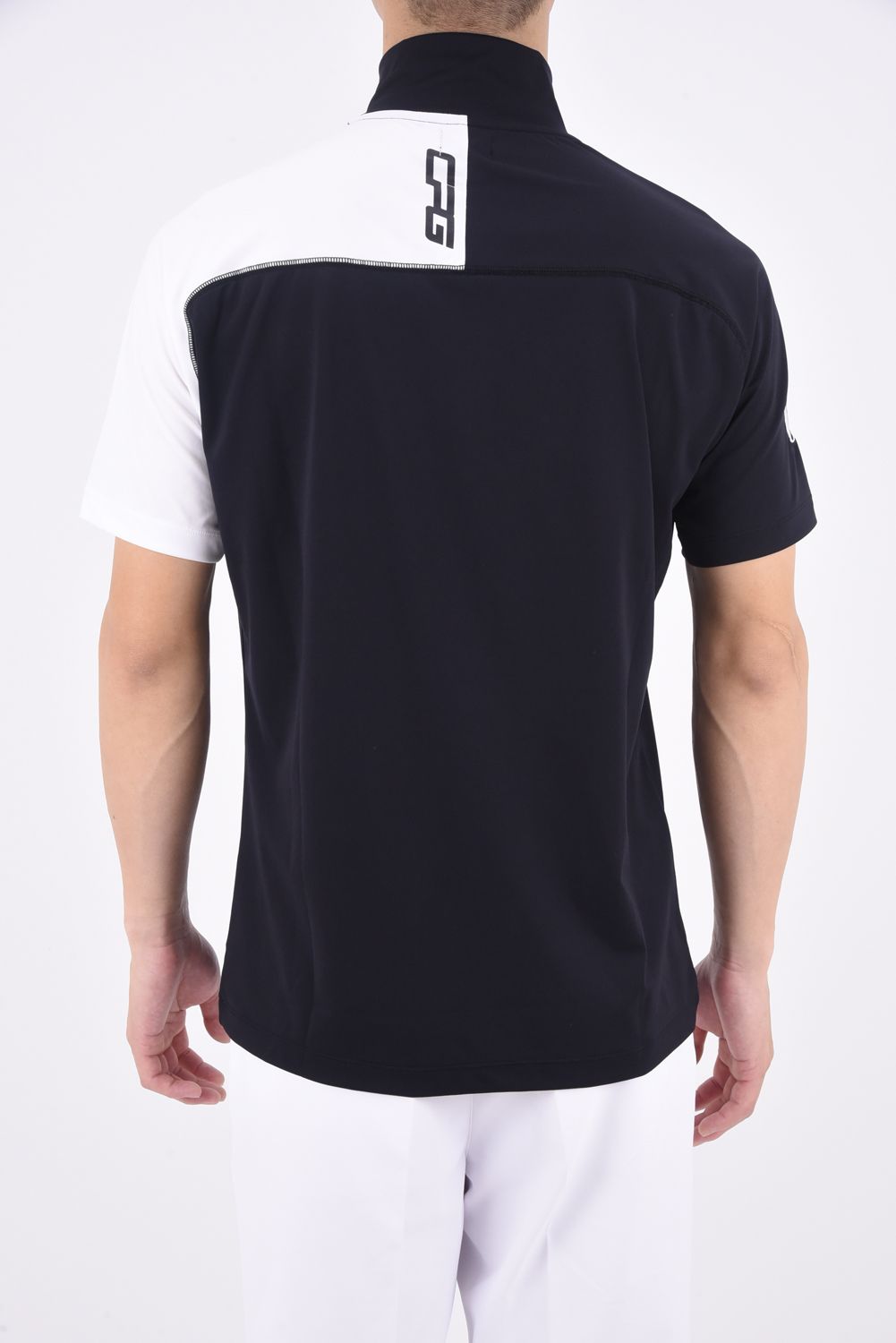 CPG GOLF - BICOLOR ZIP MOCK NECK / バイカラー ハーフジップ