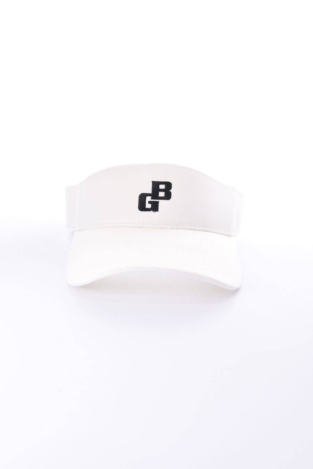 【26AW】 MEN’S SUEDE SMALL BG LOGO VISOR / スウェード素材 スモールBGロゴ サンバイザー (ホワイト)
