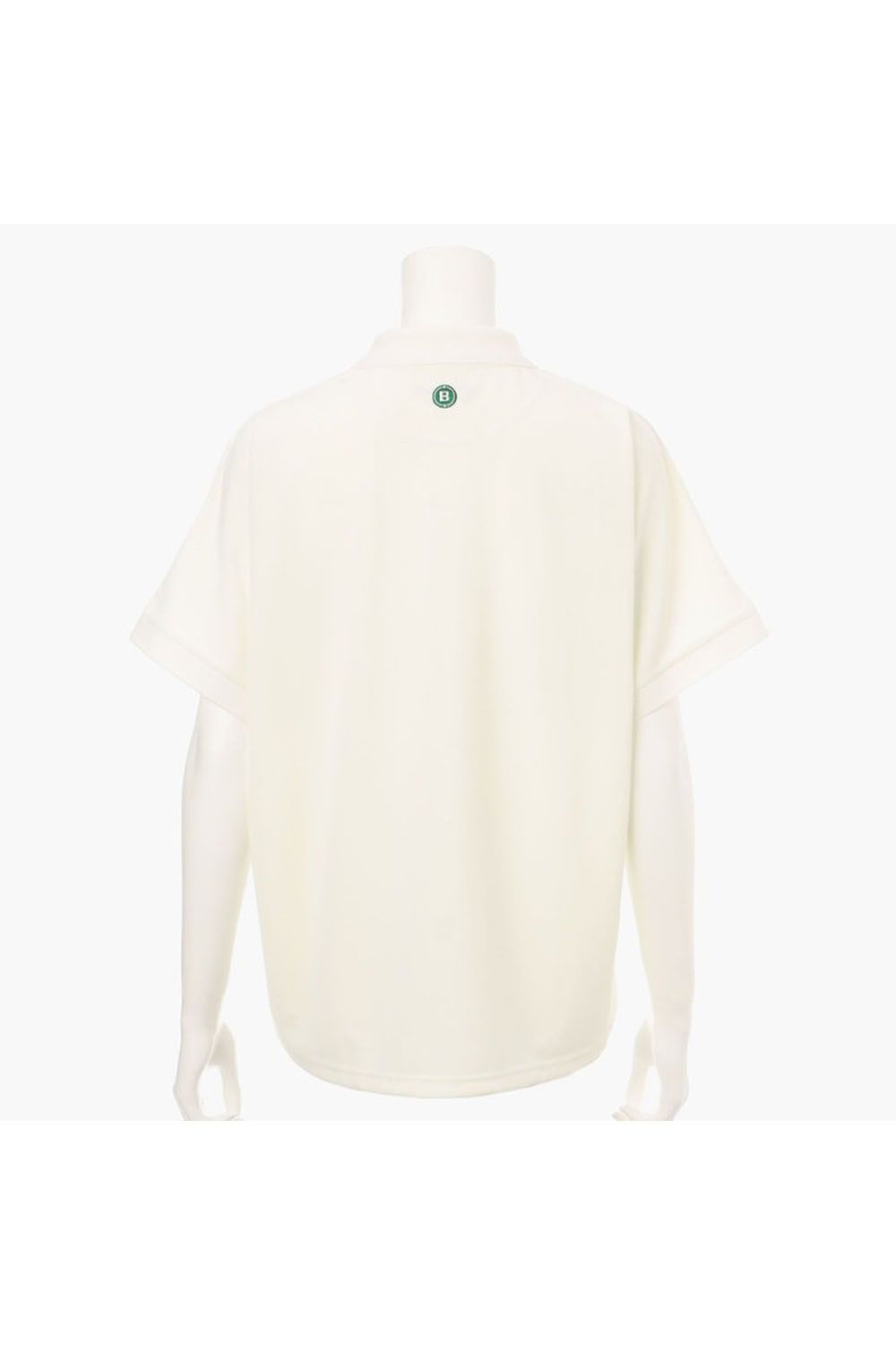 【レディース】 WOMEN‘S EARTH POLO / 鹿の子 ブランドロゴ ポロシャツ (ホワイト)