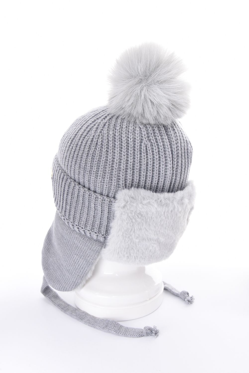 FUR YEAR KNIT CAP / ファーイヤー ニットキャップ (グレー)