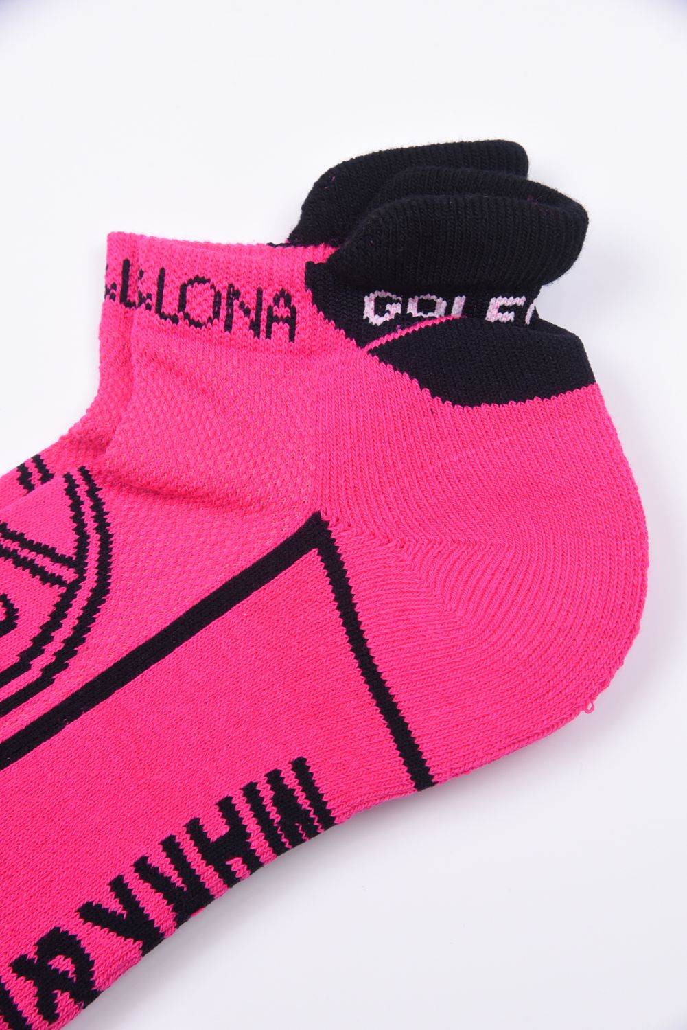 【26SS】 ROUND SKULL ATHLETIC LOW SOCKS / サークルスカルジャカード スニーカー丈 ローソックス (ピンク)