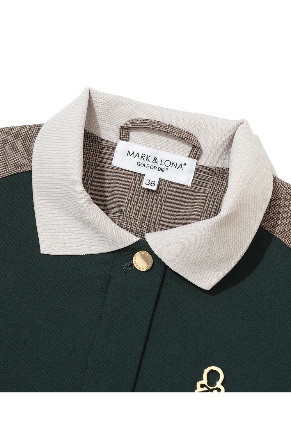 【2025AW】【レディース】 LUMINOUS DRAPED PANEL SHIRT JACKET / グレンチェック ロングスリーブシャツ (グリーン)