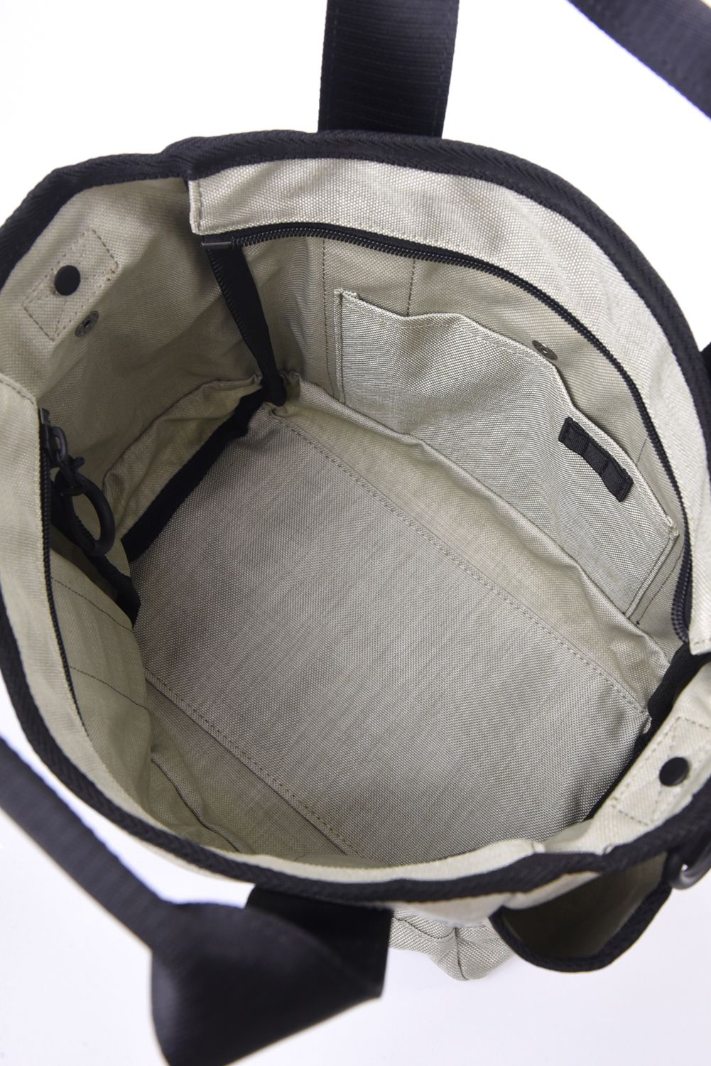 NYLON TOTE BAG SMALL / ナイロン トートバッグ スモール (ベージュ)