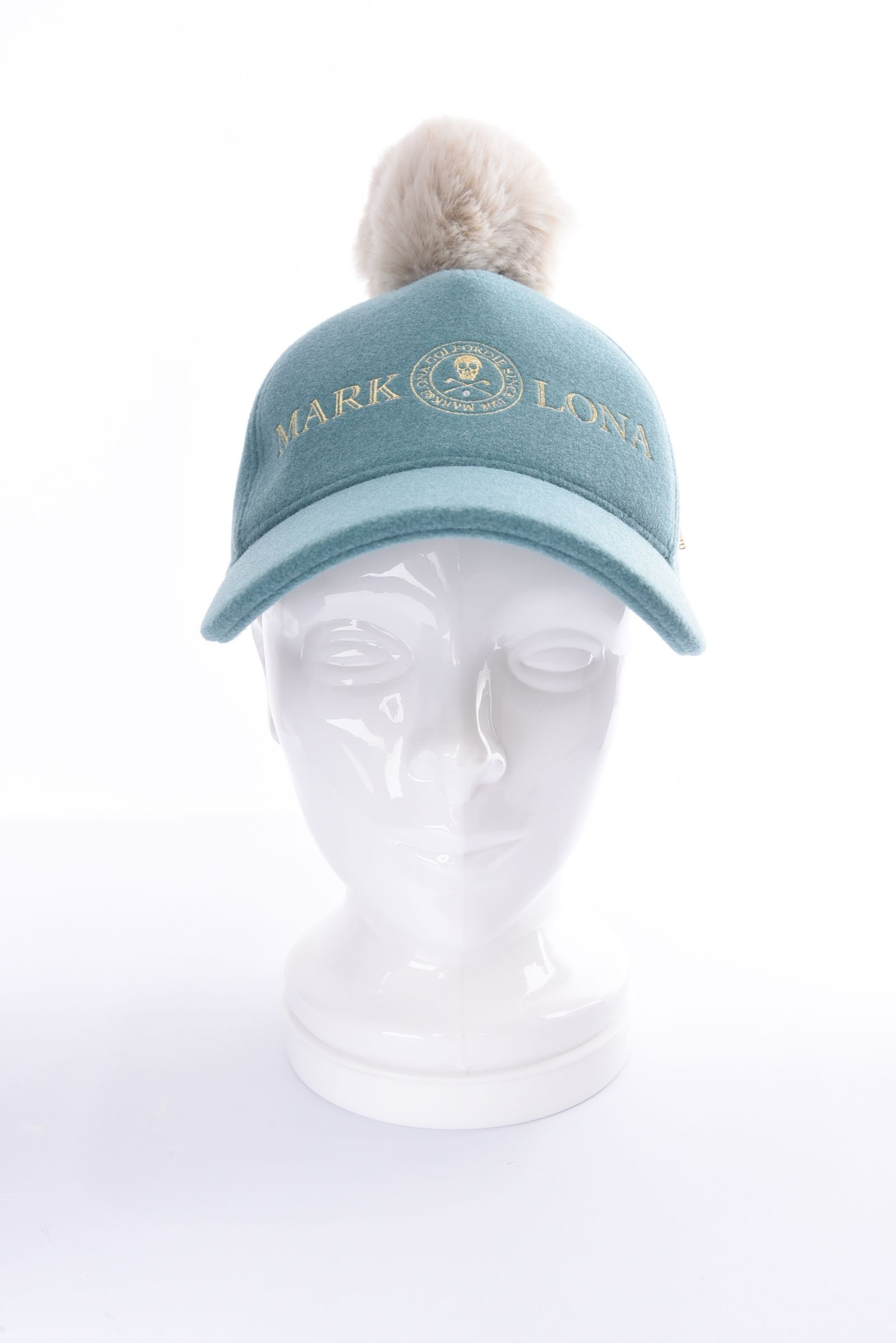 【レディース】ATLANTRIS SPARKLE POM CAP / エコファー梵天 キャップ (ミント)
