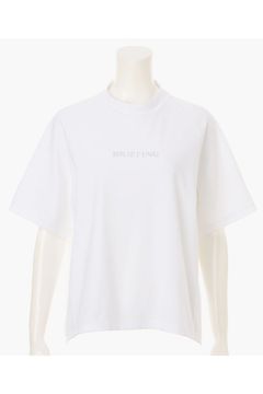 【26SS】【レディース】 WS STTCHED 3D LOGO HIGHNECK RF / 3Dブランドロゴ リラックスフィット ワントーン ハイネックシャツ (ホワイト)