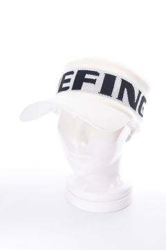 KNIT VISOR / ブランドロゴジャカード ニットサンバイザー (アイボリー)