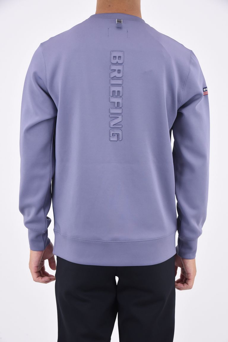 BRIEFING - MENS 3D LOGO CREW NECK BBG231 / エンボスBRIEFINGロゴ 