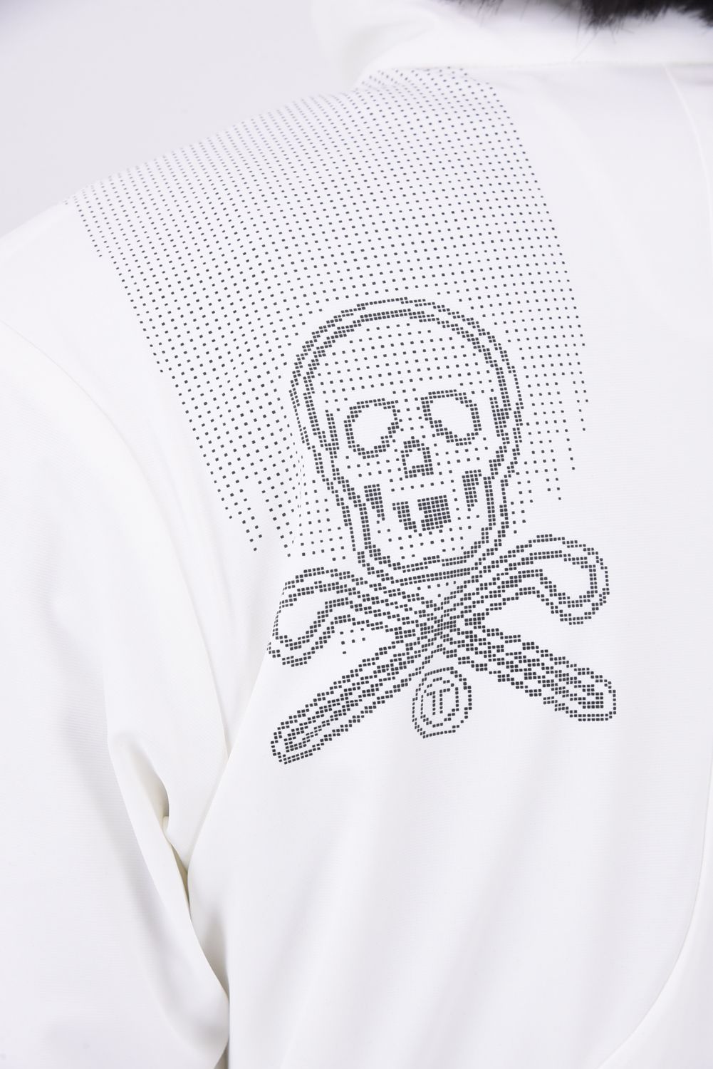 【26SS】【T-LINE】 GRADIENT PERFORMANCE JACKET / モノトーン ポリエステルトリコット ハイストレッチジャケット (ホワイト)