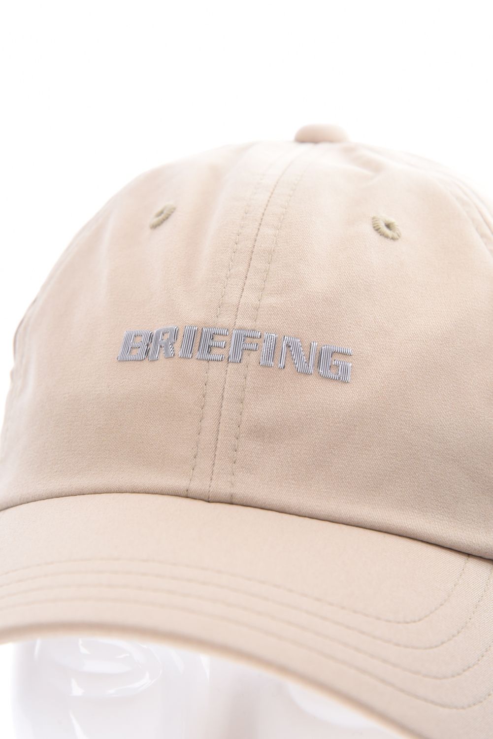 WR STRETCH GLASSHOLD CAP / ブランドロゴ サングラススリット入りキャップ (ベージュ)