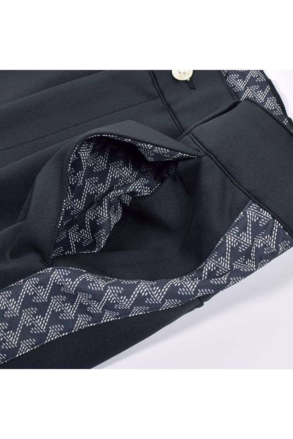 【26SS】 GM SIDE LINE RIB PANTS / モノトーンシリーズ サイドライン リブパンツ (ブラック)*