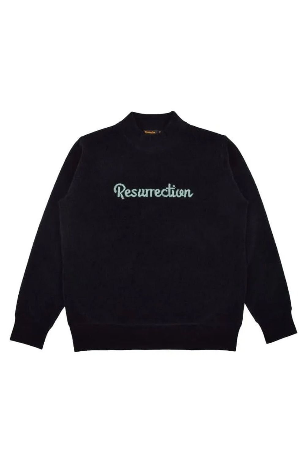 【25AW】 AIR SHUT MALL YARN HIGH NECK KNIT / エアシャット モールヤーン ハイネック ニット (ブラック)*