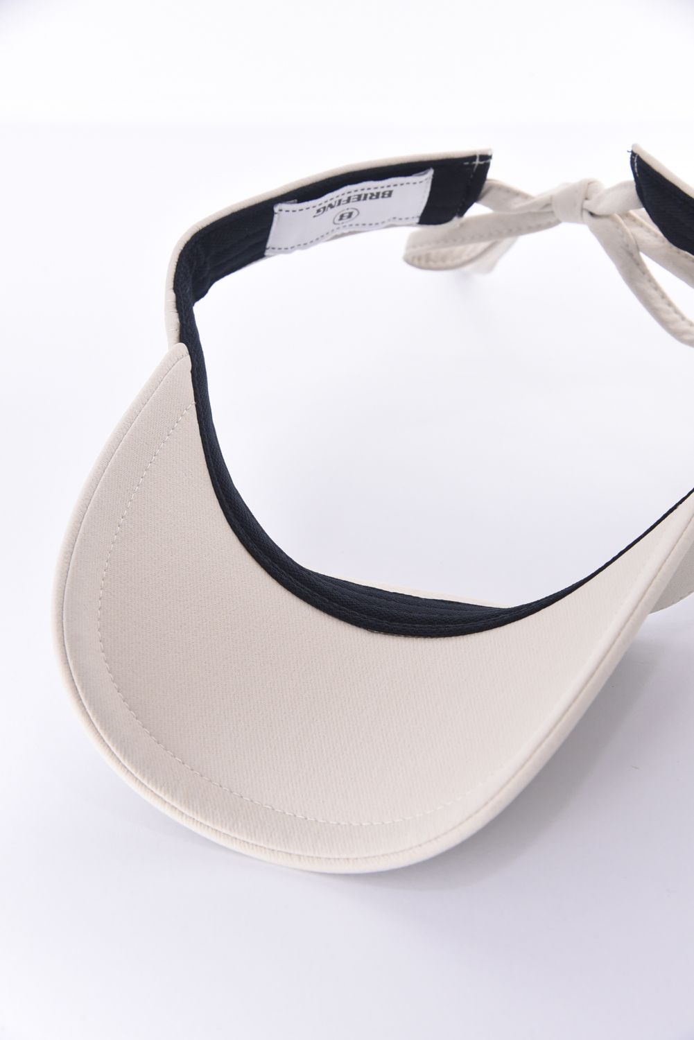 【26SS】【レディース】 WOMEN’S SMALL LOGO RIBBON VISOR / ブランドロゴ バックリボン リボンサンバイザー (アイボリー)