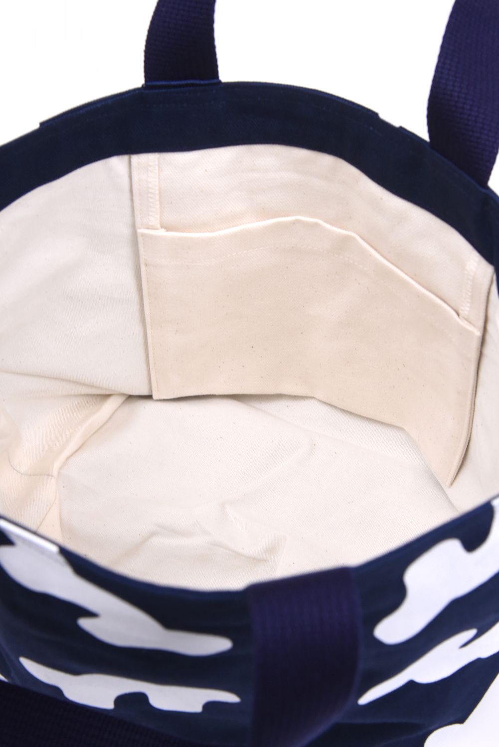 【26SS】 CLOUD WAVE LOGO ECO BAG / クラウドウェーブ エコバック (ネイビー)