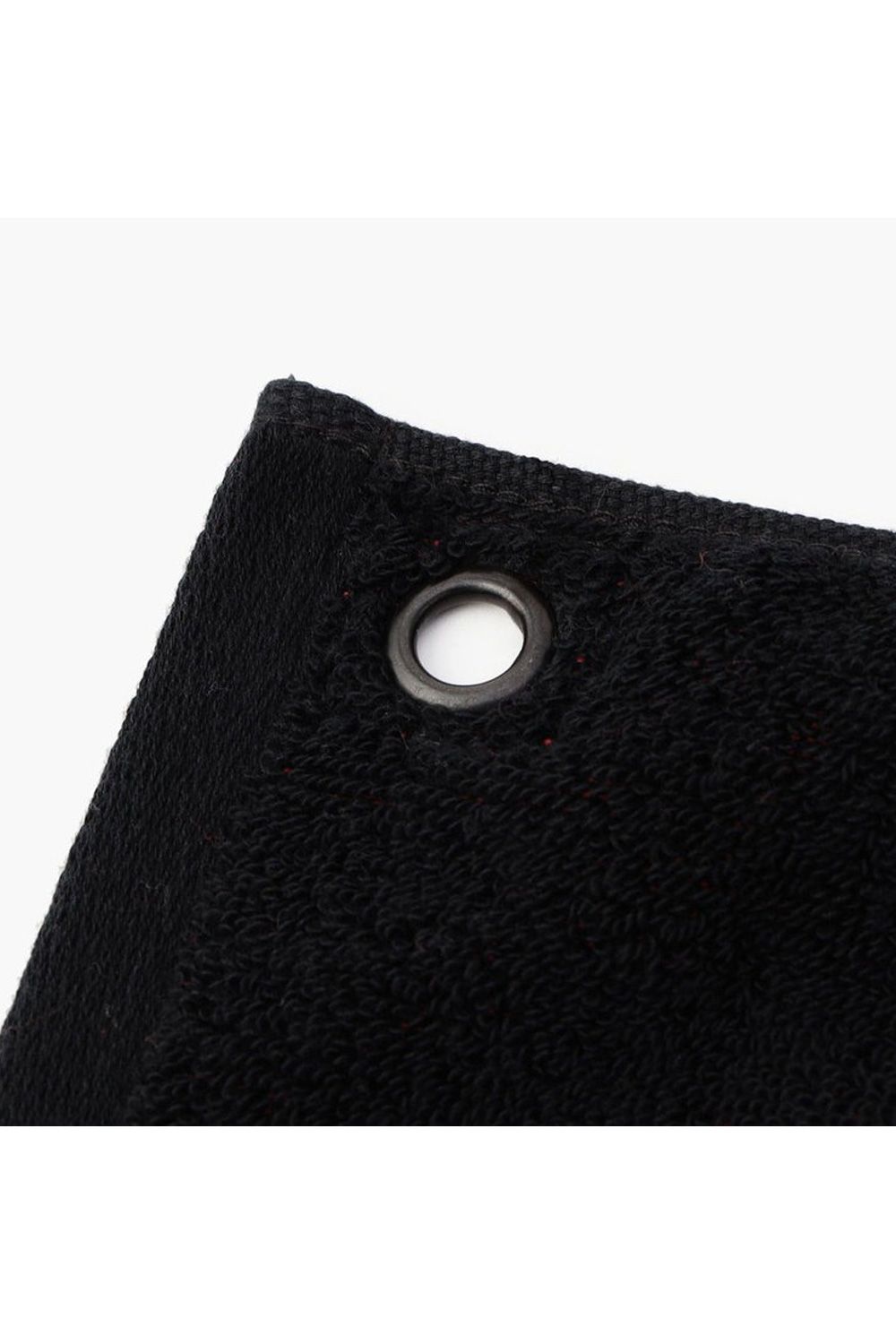 【プレゼント好適品】 LOGO FACE TOWEL BY HIPPOPOTAMUS / ブランドロゴ ループ付き フェイスタオル (ブラック)