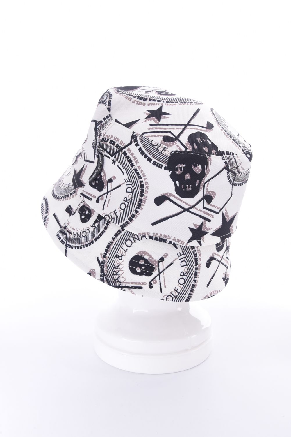 【26SS】 ATLAS VENT BUCKET HAT / アイアンスカルプリント バケットハット (ホワイト)