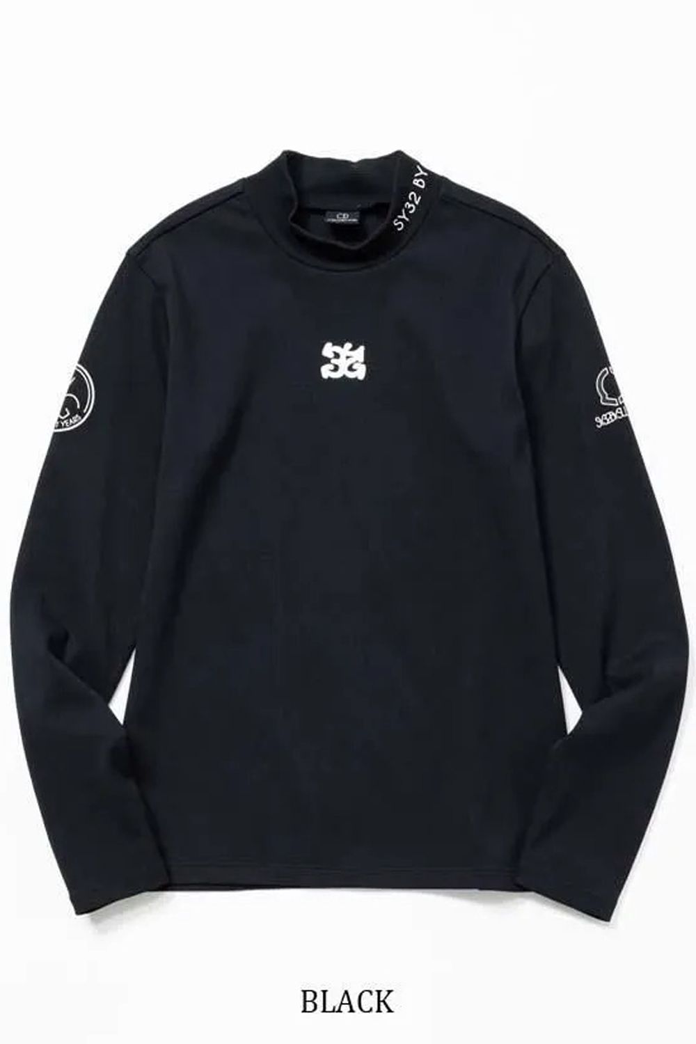 【26AW】【レディース】 RENEWSWING MOCK SHIRTS / ワッフル生地 ロングスリーブ モックネックシャツ (ブラック)*