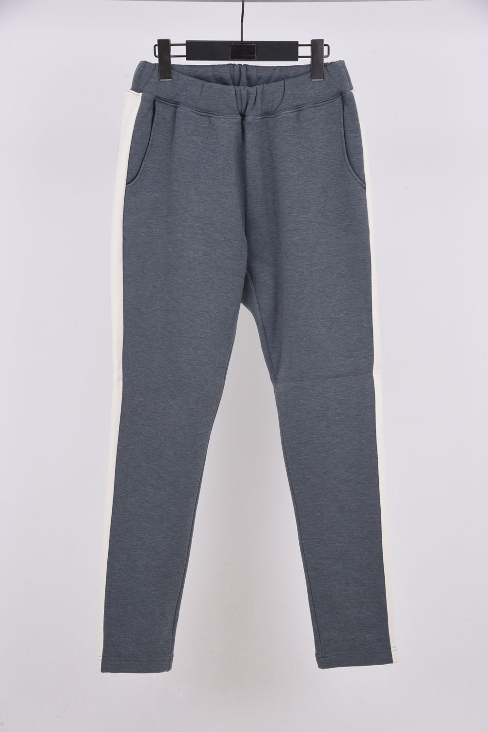 【25AW】【レディース】 LINE JOGGER SWEAT PANTS / ライン ジョガー スウエット パンツ (杢チャコール)