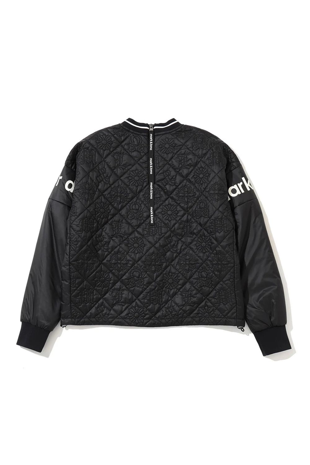 【26AW】【レディース】 OBLIVION PADDED PULLOVER / モノグラムキルティング ブランドロゴ パデッドプルオーバー (ブラック)
