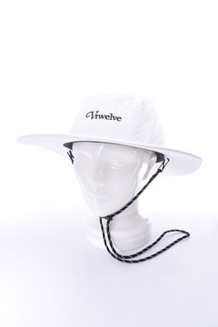 【26SS】 AWA WIDE HAT / ブランドロゴ サファリハット (ホワイト)
