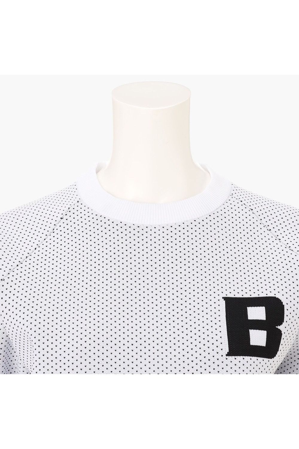 【26AW】【レディース】 WOMEN’S BIRDS EYE KNIT CREWNECK / バーズアイパターン クルーネックニット (ホワイト)