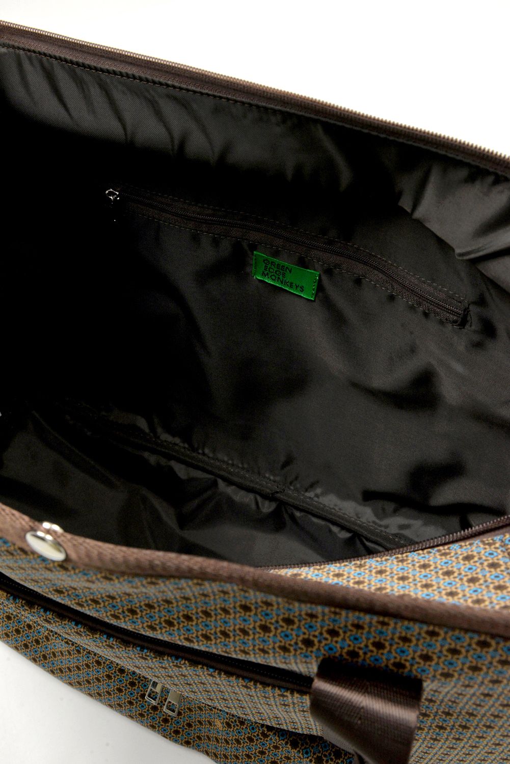 【26SS】 JACQUARD TOTE BAG / ジャカード総柄 ビッグサイズ トートバッグ (ブラウン)