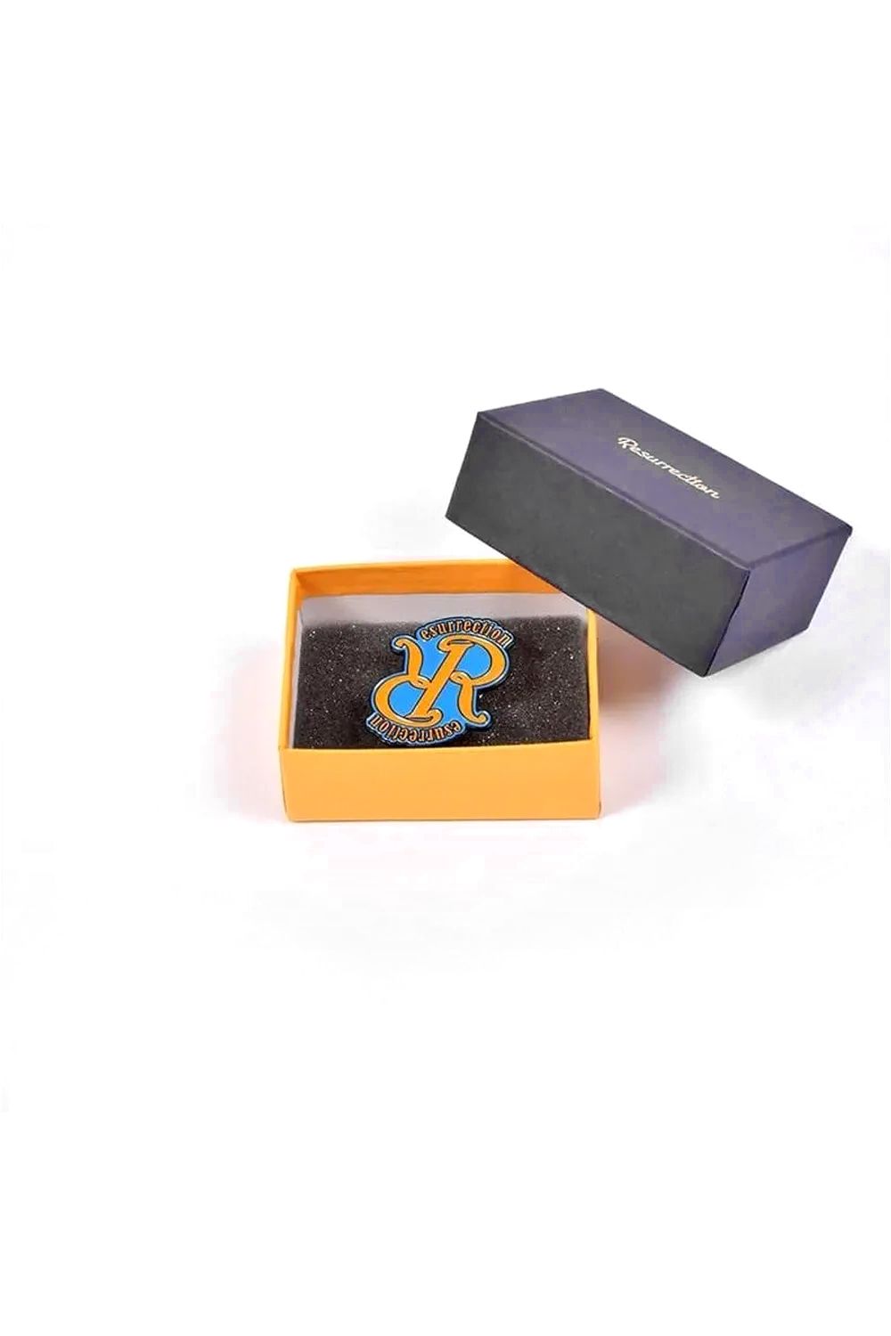 【プレゼント好適品】 CLIP MARKER / RRロゴ クリップ マーカー (オレンジ×ブルー)