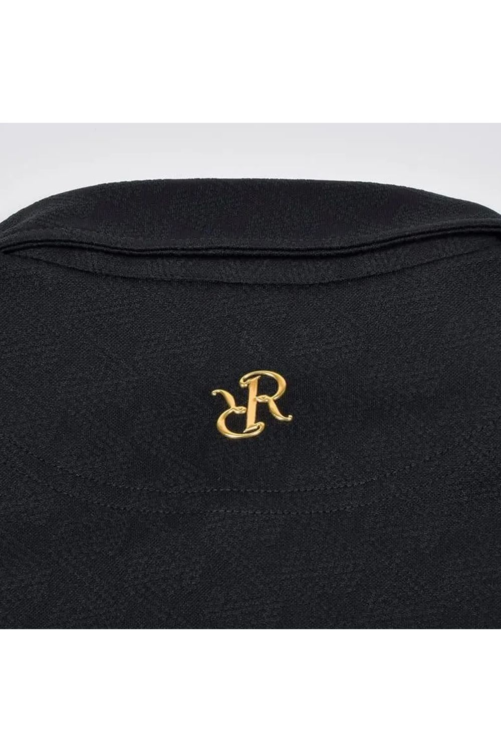 【26AW】 MENS GM JACQUARD POLO L/S / オリジナルテキスタイルジャガード 長袖 ボタンダウンポロシャツ (ブラック)*