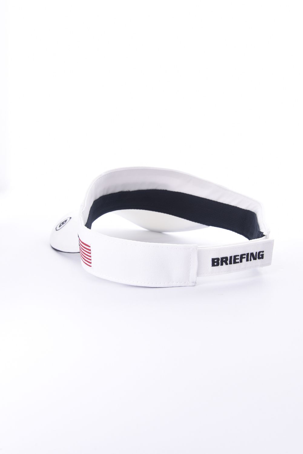 MENS BASIC VISOR / ロゴ刺繍 ベーシック サンバイザー ホワイト
