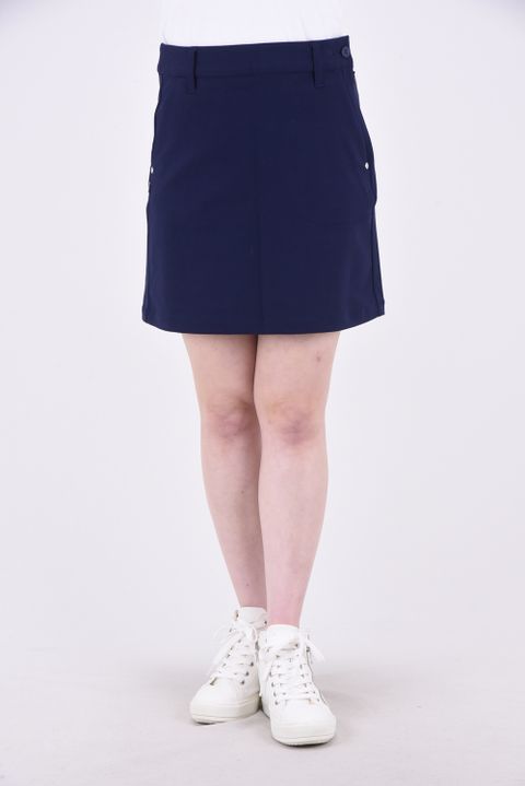 【レディース】WOMENS BASIC SKIRT / 4WAYストレッチナイロン ベーシック インナー付き スカート (ネイビー)