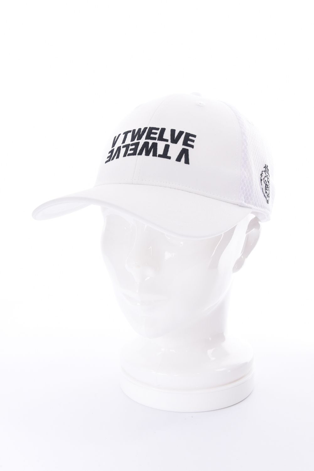 【26SS】 INVERT CAP / ブランドロゴ刺繍 メッシュキャップ (ホワイト)