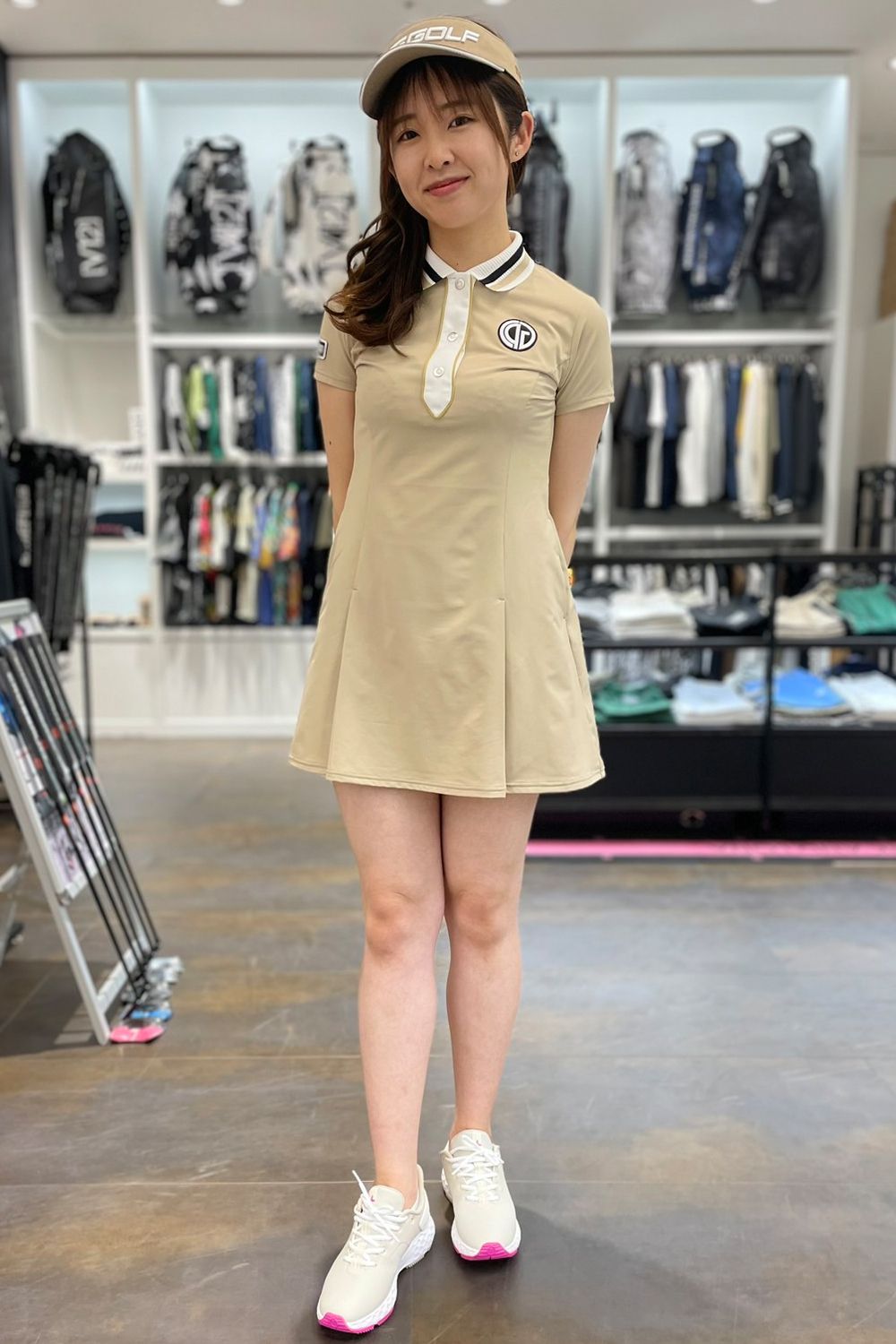 CPG GOLF - 【レディース】 RIBBED POLO DRESS / リブ ポロ ワンピース